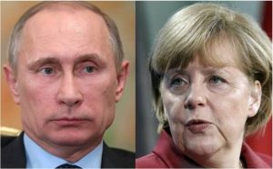ImageFile: Putin, Merkel makes call to reinstate truce in Ukraine