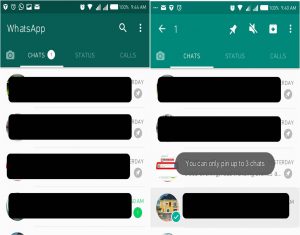 ImageFile: Something big, new comes to WhatsApp for Android in Pinned Chats Feature