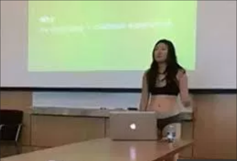 Students stripe naked in class over discrimination [Photos]