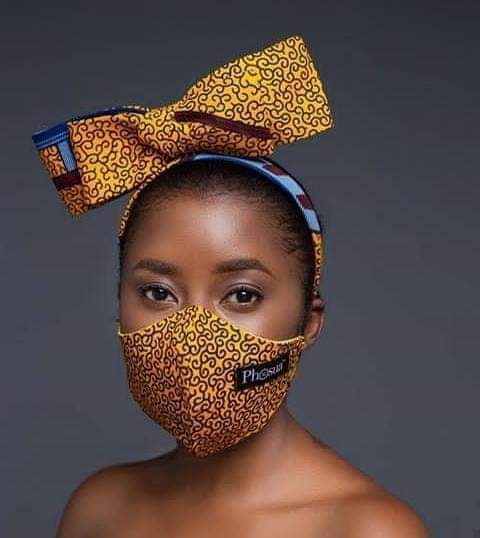 Ninja headgear Ankara face mask