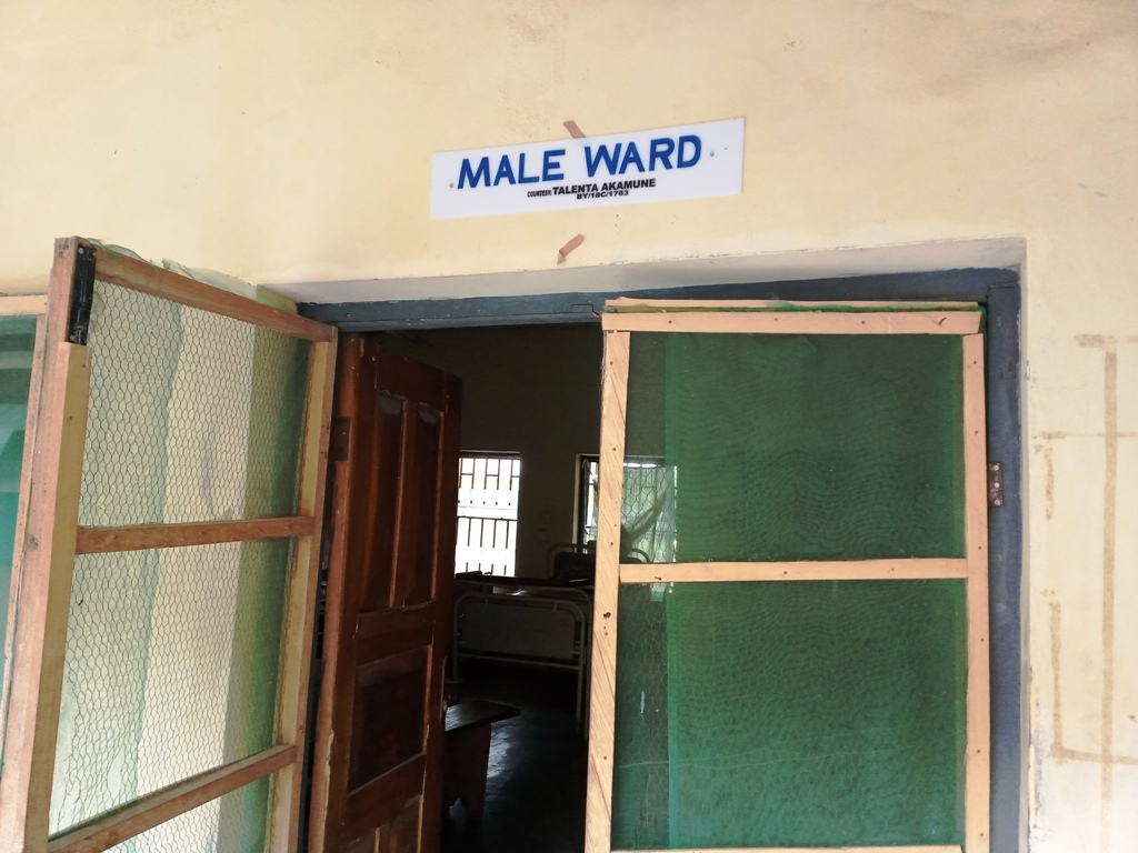 This is the male ward of Odi General Hospital in Bayelsa State
