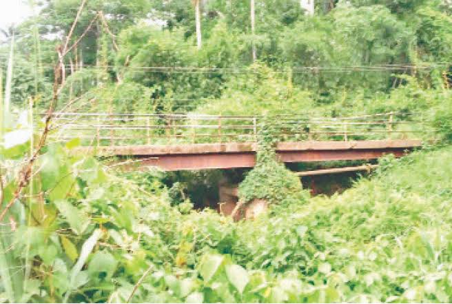 Oha bridge constructed by colonial masters
