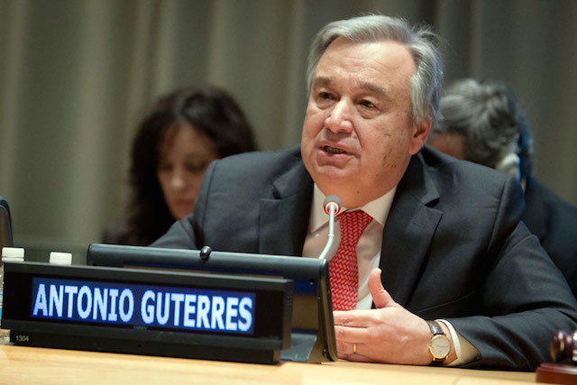 UN chief mourns 89 staff killed in Gaza