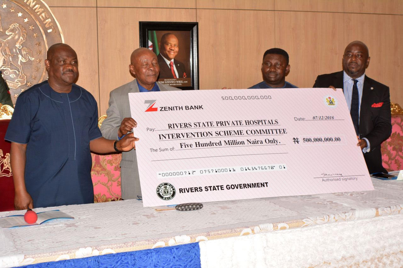 Wike flags off N500million Private Hospitals Loan Scheme