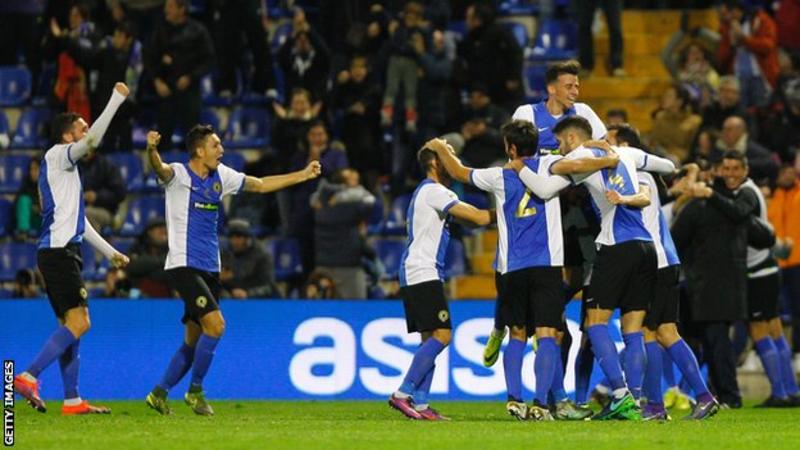 Barcelona held to a draw by third-tier side Hercules