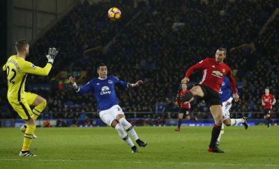 Baines snatches late point for Everton at Goodison Park