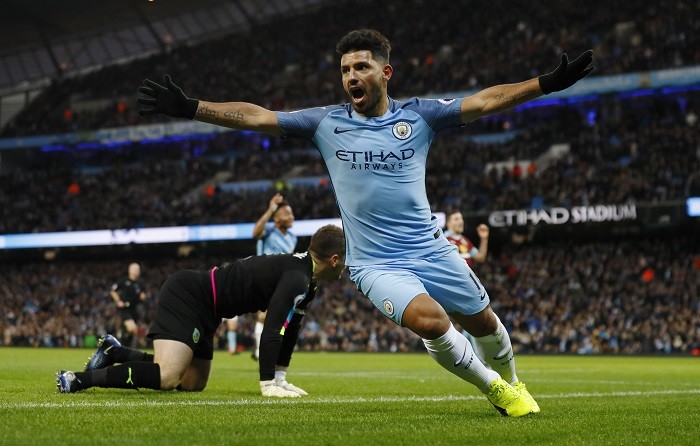 Aguero strikes as Ten-man Manchester City defeat Burnley