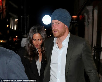 Lovebirds: Prince Harry hand in hand with girlfriend Meghan Markle