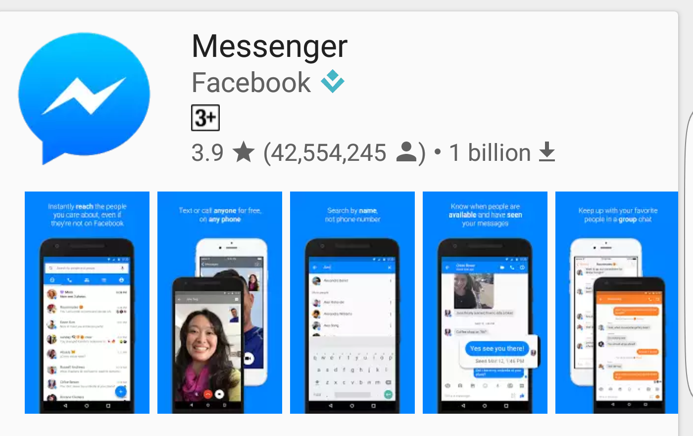 ImageFile: Facebook Messenger now has 1.2 billion monthly active users, same as WhatsApp