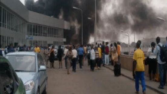 FAAN headquarters on fire