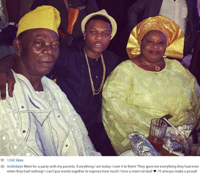 “Dad didn’t want me to be a musician, now people take pictures with him”-Wizkid