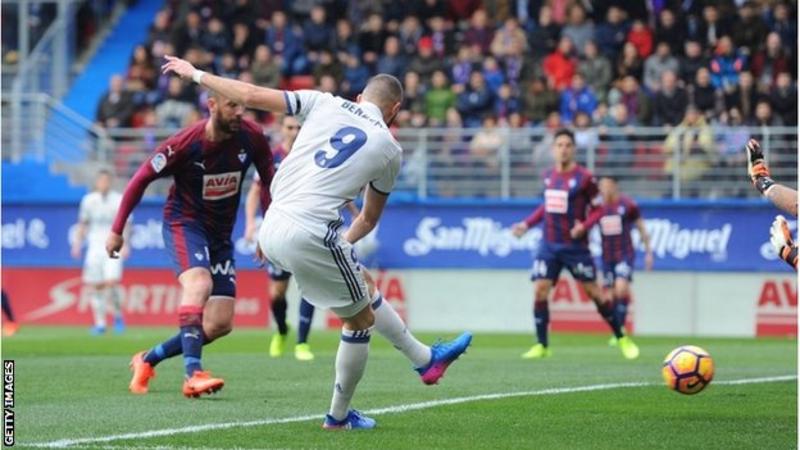 Real Madrid move five points clear at top of La Liga