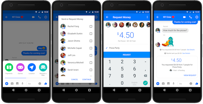 ImageFile: Group payments: Facebook incorporates Osusu into Messenger