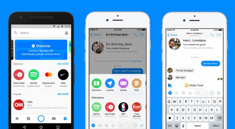ImageFile: Facebook F8: Facebook Messenger adds new business features