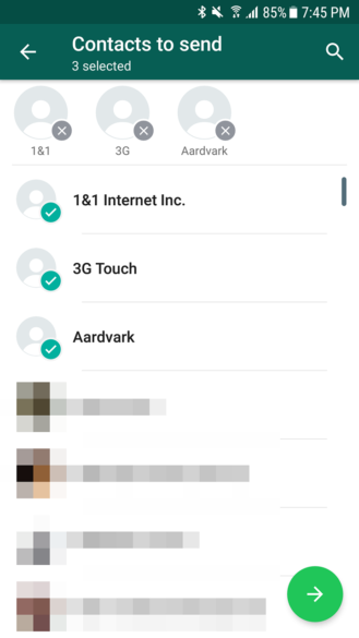 ImageFile: WhatsApp to soon let you share multiple contacts at once