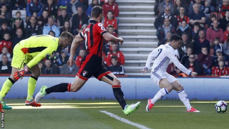 Chelsea beat Bournemouth 3-1 to maintain 7-point lead