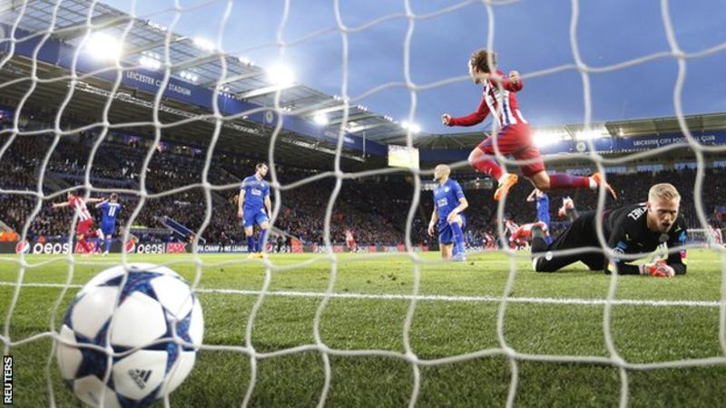 Battling Leicester out of Champions League after Atlético Madrid draw