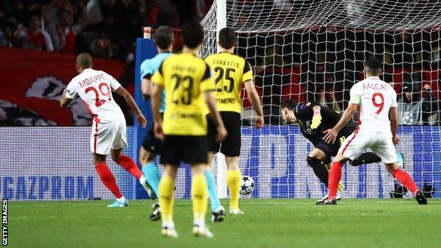 Monaco put Dortmund out, reach champions league semis for first time since 2004