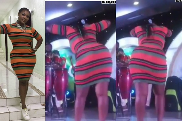 Mercy Johnson shows off dancing skill