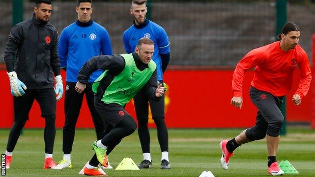 Rooney in contention for Man Utd return in Europa League tie