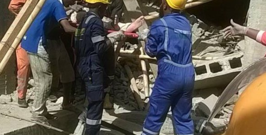 Just in: Another two-storey building collapses in Lagos