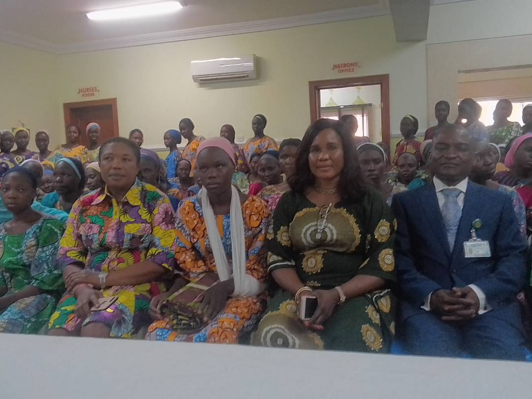 Reps donate 82 boxes with assorted materials to 82 freed Chibok girls