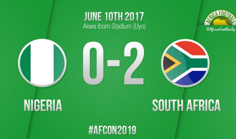 AFCON2019: South Africa breaks jinx, defeats Nigeria [NGR 0-2 RSA]