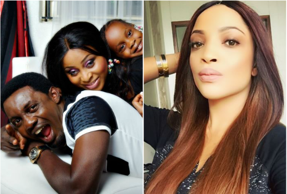‘Stay away from my family’-AY’s wife blasts Freda Francis