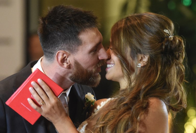 Photo News: Gathering of stars as Barcelona star, Messi weds childhood sweetheart