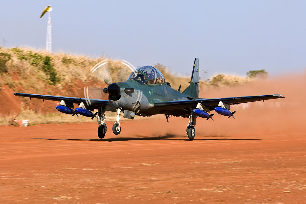 JUST IN: Nigeria receives first batch of A-29 Super Tucano attack aircraft