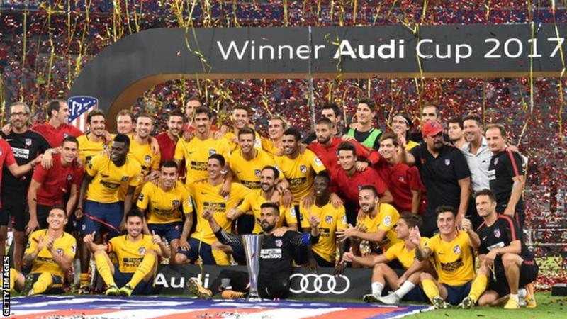 Liverpool lose to Atletico Madrid on penalties in Audi Cup final