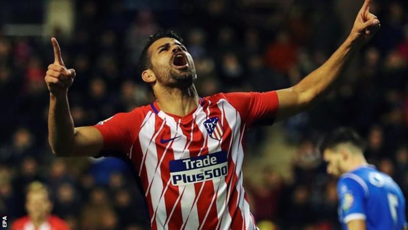 Europa League Update: Diego Costa named in Atletico squad for Arsenal semi-final tie