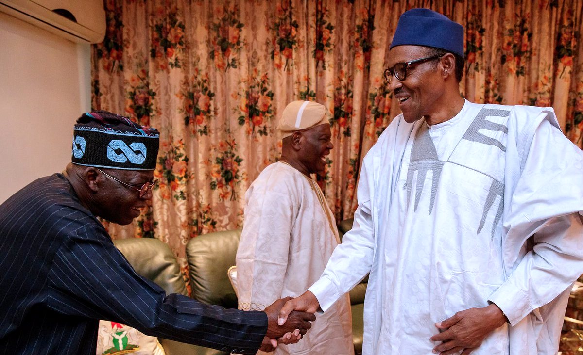JUST IN: Buhari designates Tinubu to bring peace to APC