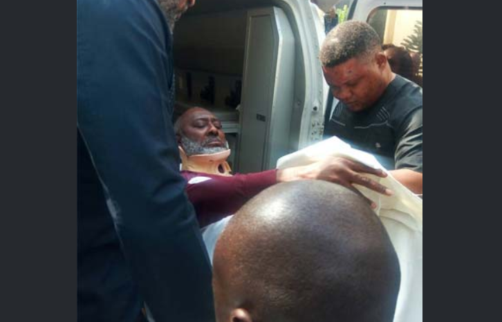 BREAKING: Drama as Metuh appears in court on stretcher