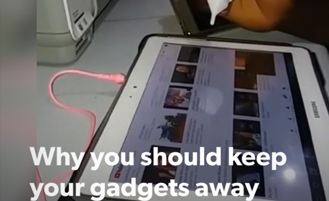 Why you should keep your gadgets away when charging [Watch video]