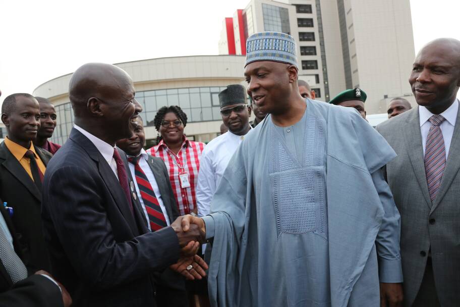 Saraki speaks on visit to EFCC