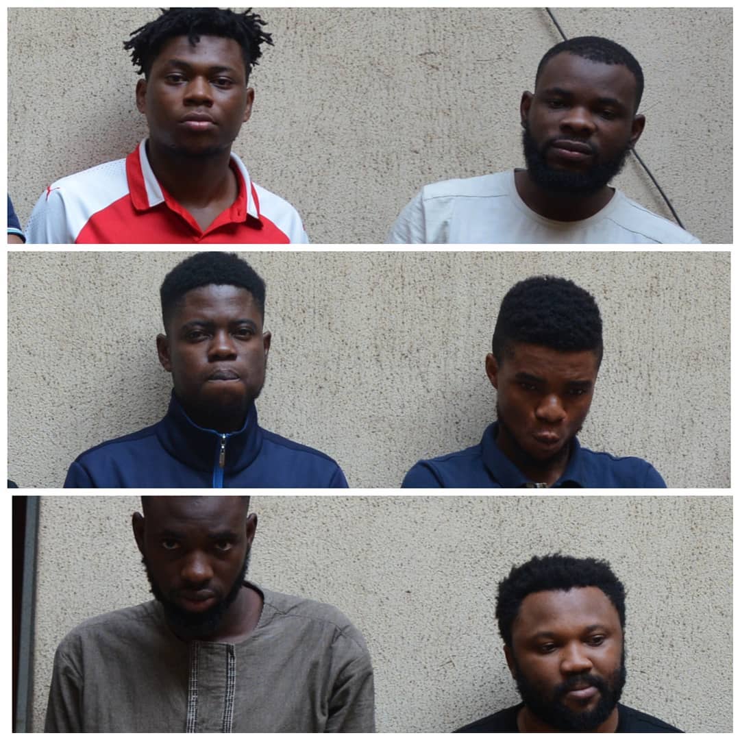 JUST IN: EFCC arrests 6 notorious Abuja yahoo boys