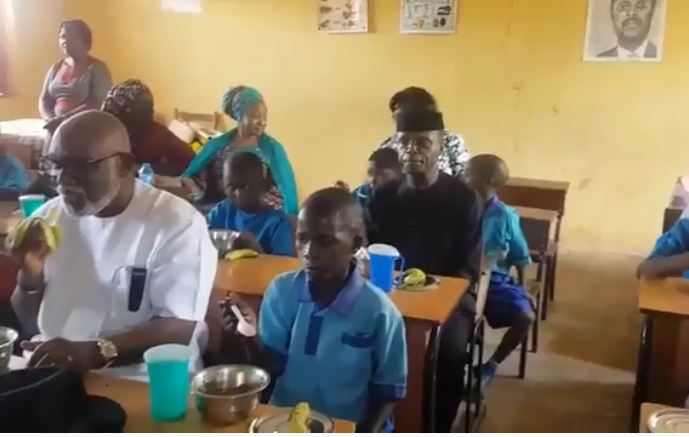 7.6m children feed daily from FG’s school feeding programme – Osinbajo