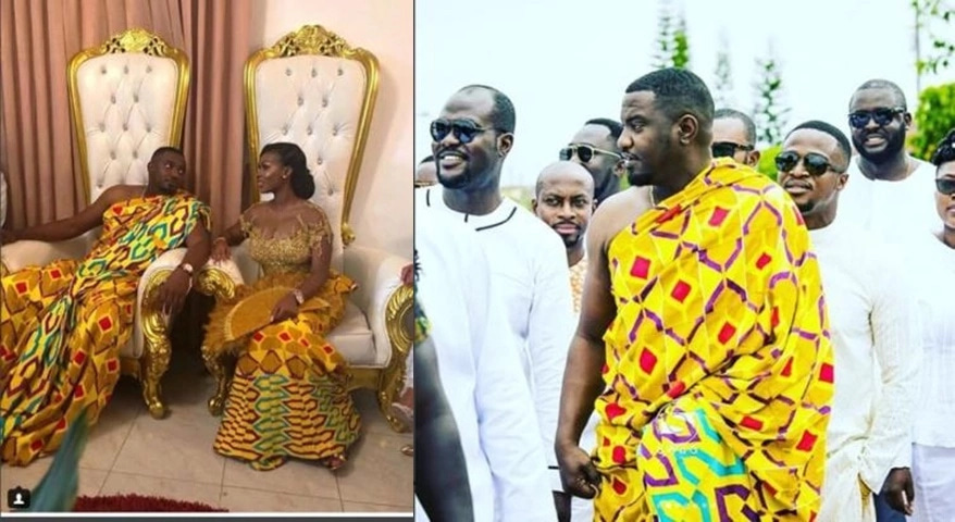 Check out pictures from John Dumelo’s traditional wedding