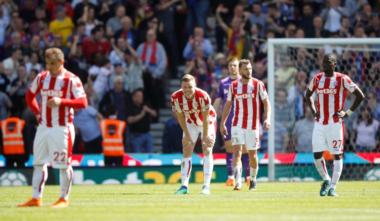 Stoke City relegated from Premier League