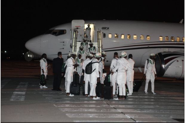 Super Eagles players start arriving Lagos for CAR clash