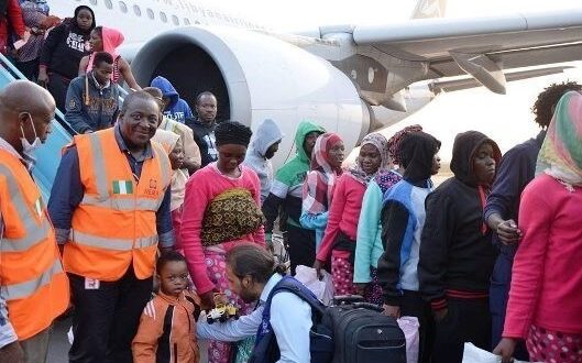 NEMA receives 326 Nigerians from Libya