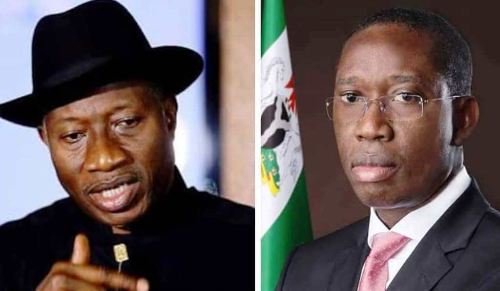 Ex-President Jonathan congratulates Governor Okowa at 59
