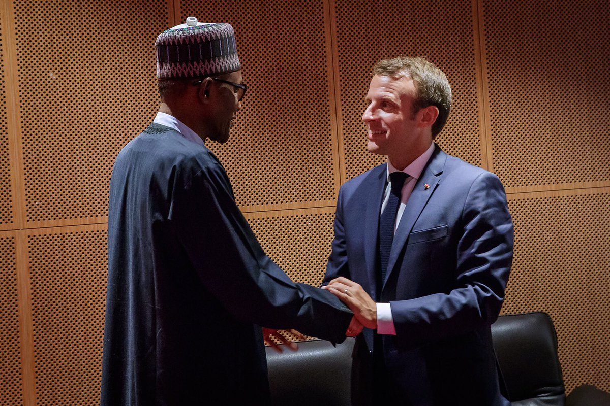 Buhari holds talks with French leader, Macron today