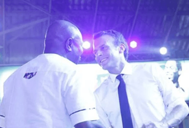Afrika shrine: France President, Macron dances ‘Shaku-Shaku’ as Yemi Alade sings [Video]