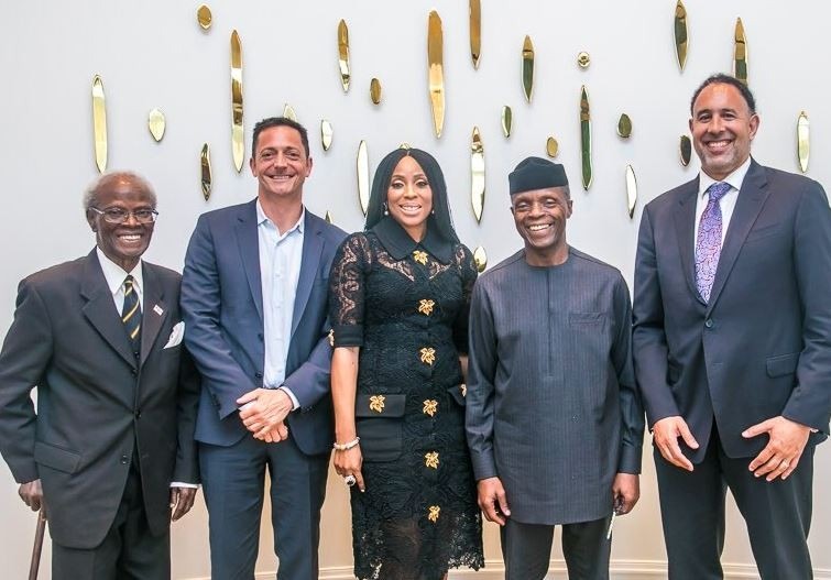 Mo Abudu, 2face, others  accompany Osibajo to Hollywood