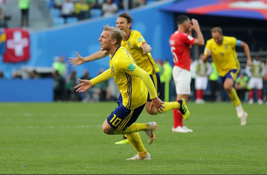World Cup: Sweden advance to quarter-finals after defeating Switzerland