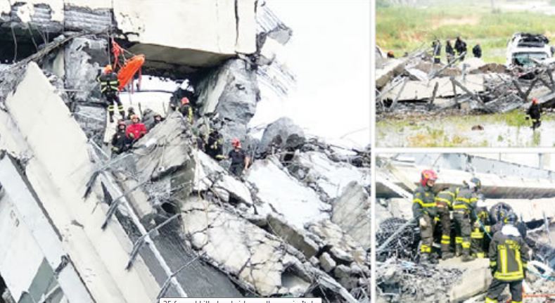 35 feared killed as bridge collapses