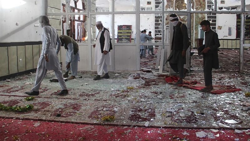 Death toll in Eastern Afghanistan Mosque bombing rises to 34