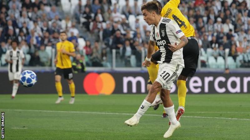 Champions League: Dybala scores hat-trick in Juventus win